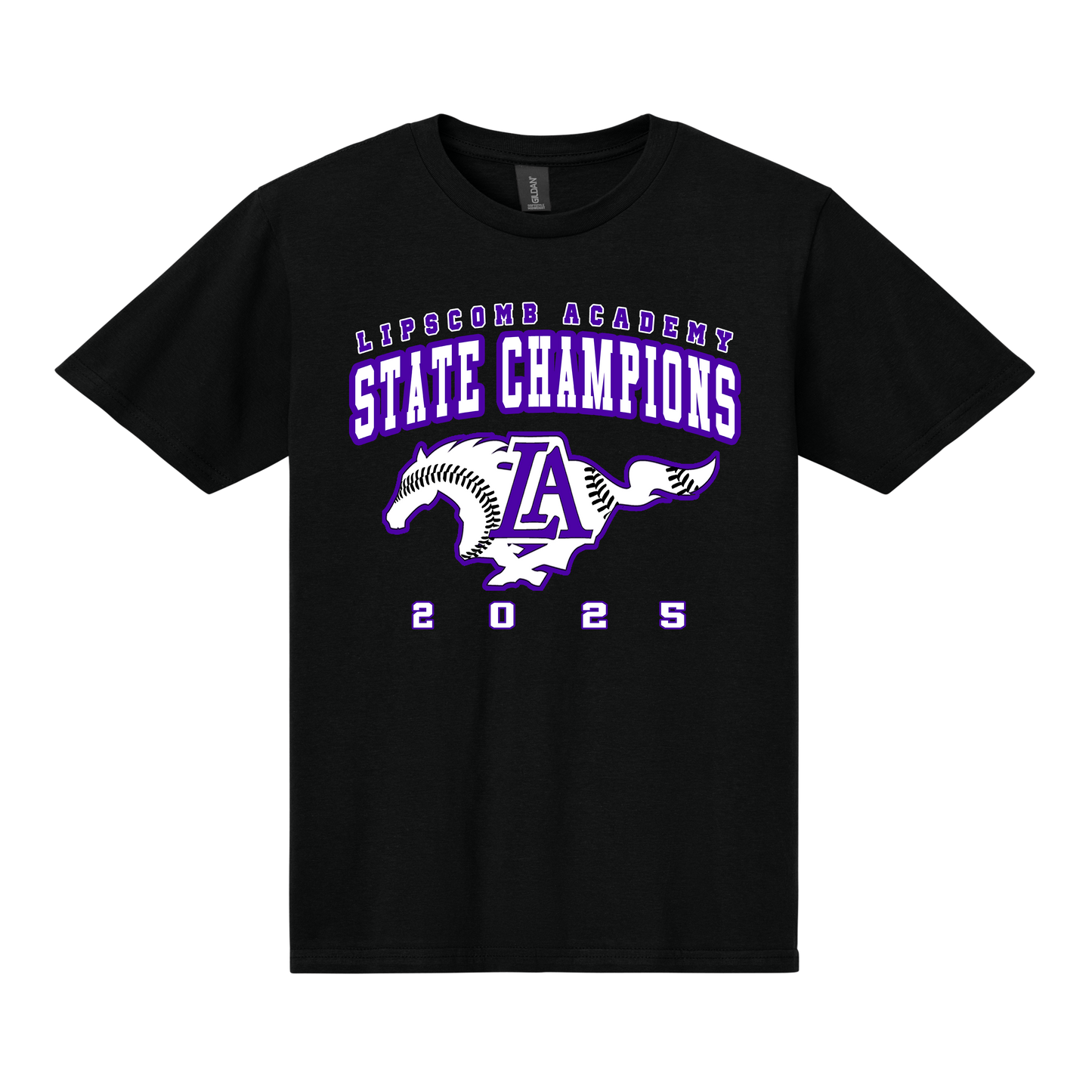 Lipscomb Academy 2025 State Champions Softstyle Tee