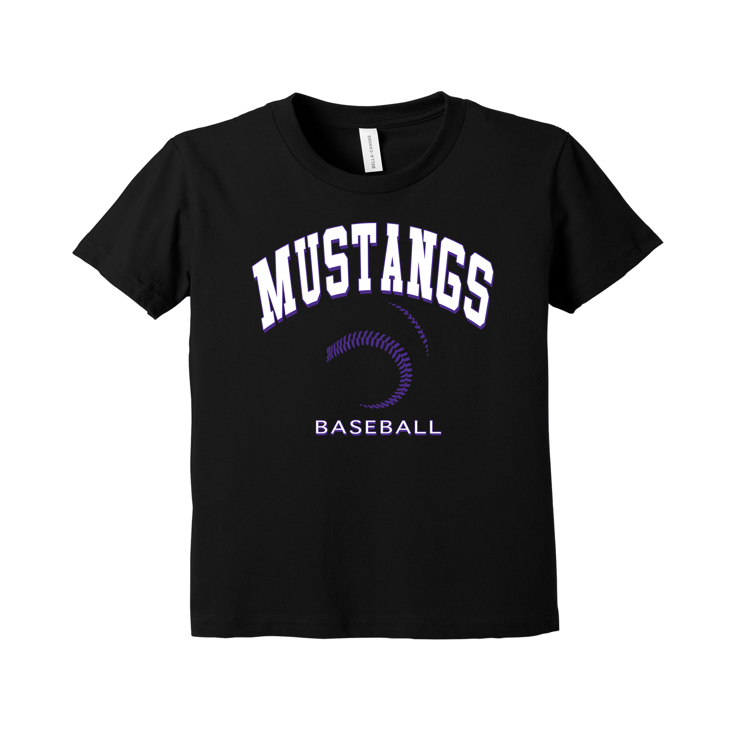 Mustangs Baseball YOUTH Soft T-Shirt